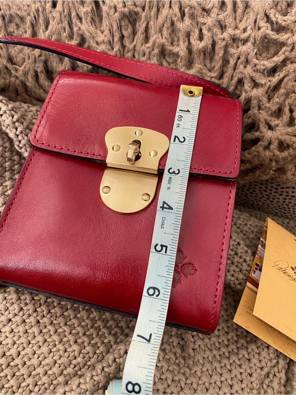 Patricia Nash burgundy leather crossbody NEW NWT handbag - Picture 3 of 6